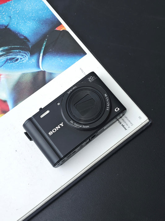 Used Sony Cyber Shot DSC-WX350 black Digital Camera [JPN only, No charger] #0060125