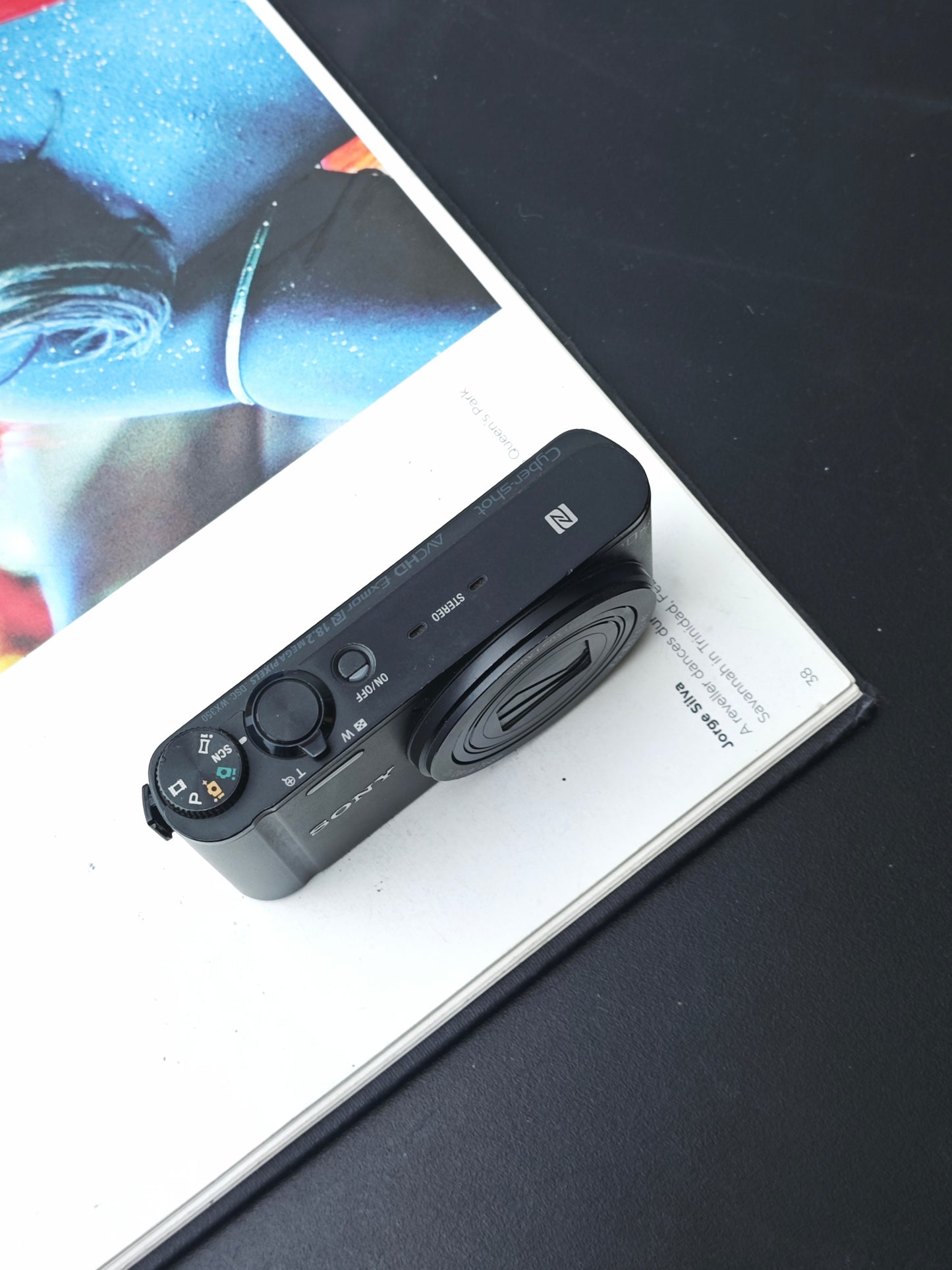 Used Sony Cyber Shot DSC-WX350 black Digital Camera [JPN only, No charger] #0060125