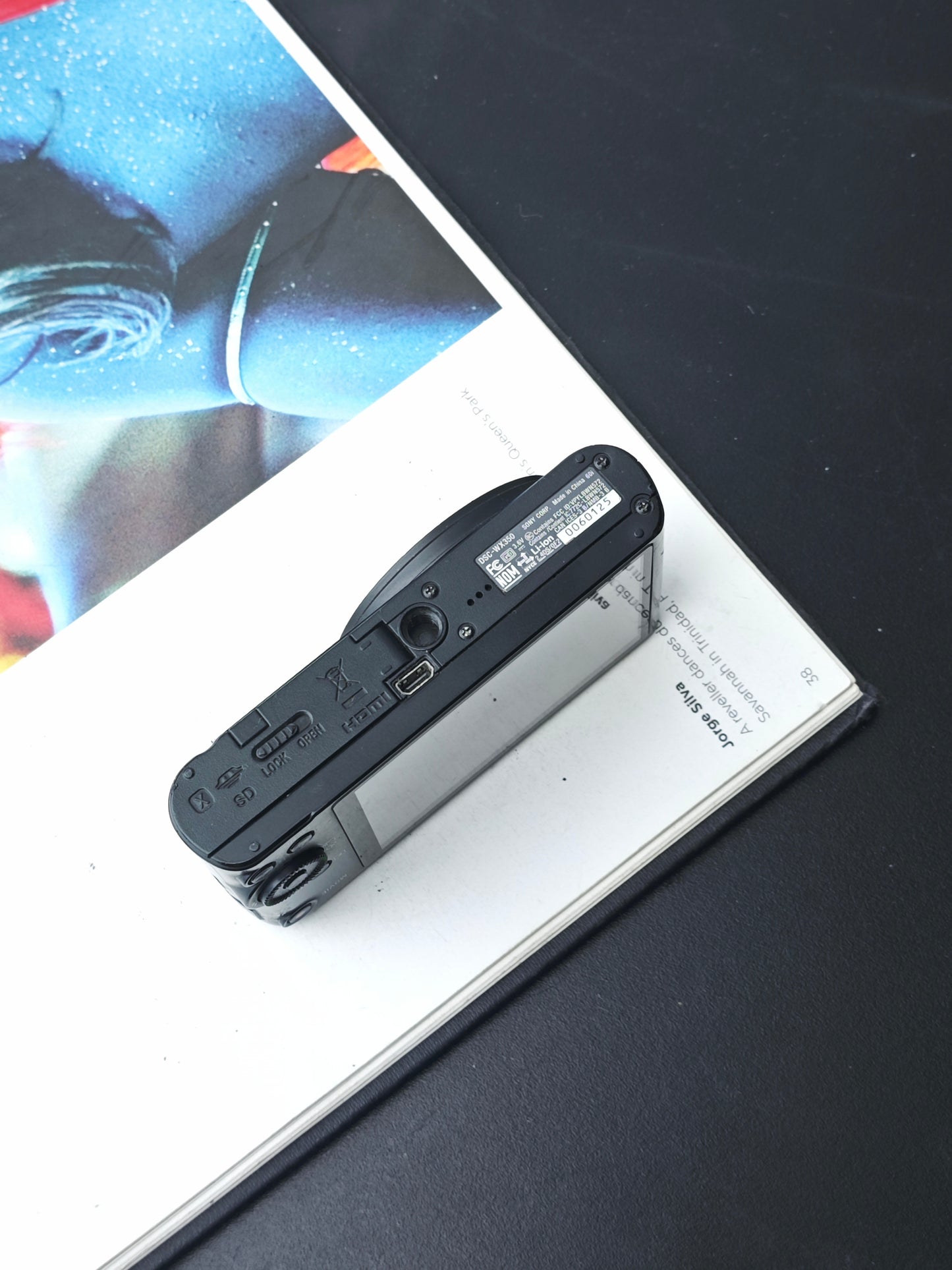Used Sony Cyber Shot DSC-WX350 black Digital Camera [JPN only, No charger] #0060125