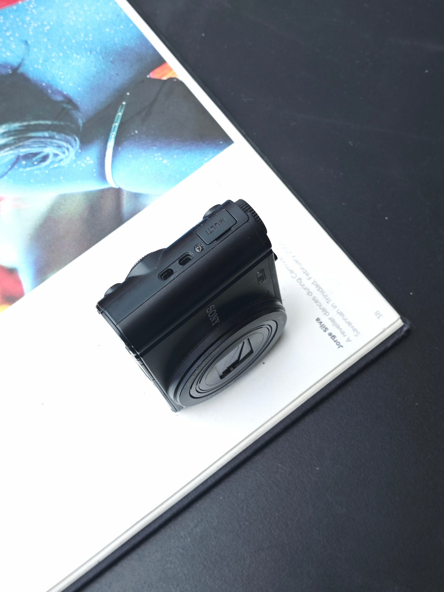 Used Sony Cyber Shot DSC-WX350 black Digital Camera [JPN only, No charger] #0060125