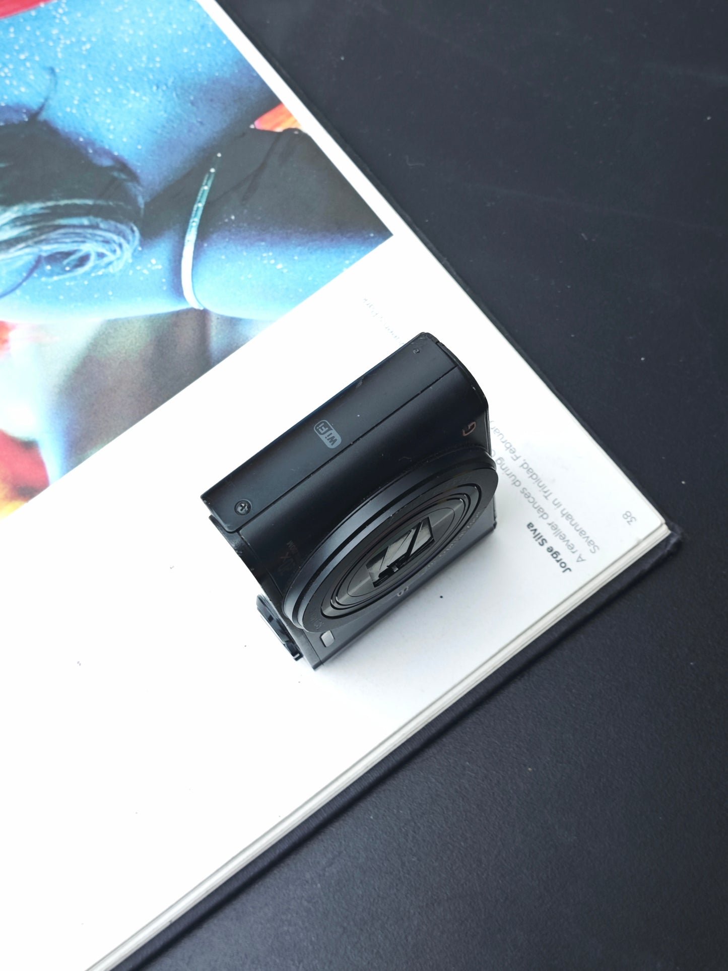 Used Sony Cyber Shot DSC-WX350 black Digital Camera [JPN only, No charger] #0060125