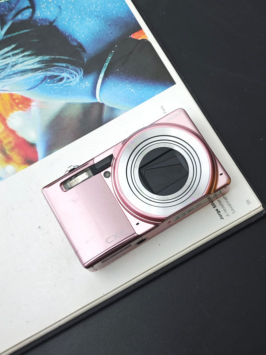 Used Ricoh CX6 pink Digital Camera [No charger]