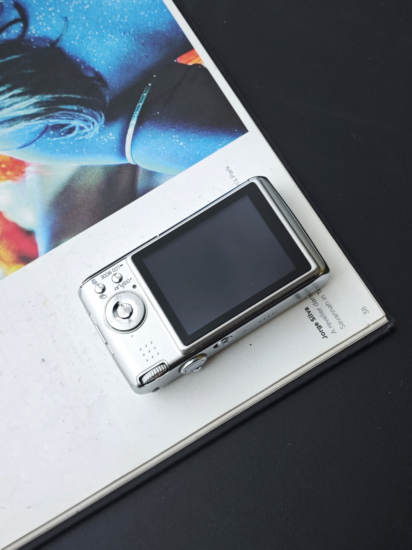 Used Panasonic Lumix DMC-FX01 silver Digital Camera [No charger]