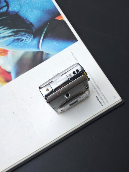 Used Panasonic Lumix DMC-FX01 silver Digital Camera [No charger]