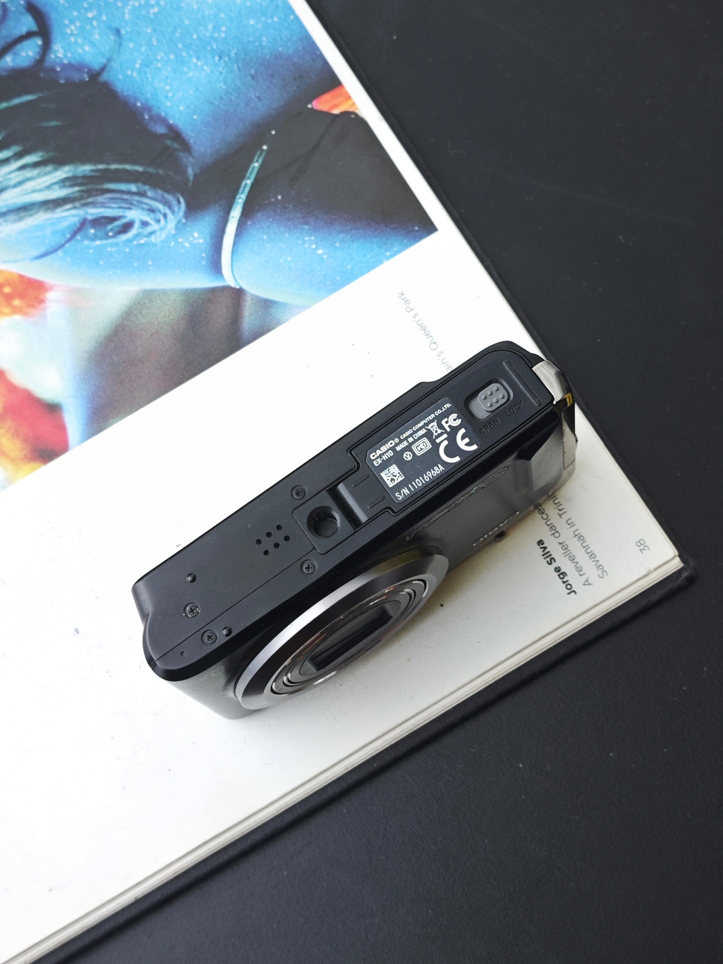 Used Casio EXILIM EX-H10 black Digital Camera [No charger] #11016968A