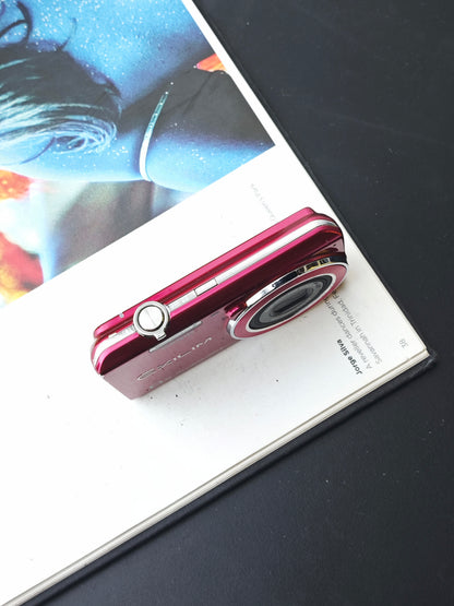 Used Casio EXILIM EX-ZS26 magenta Digital Camera [No charger]