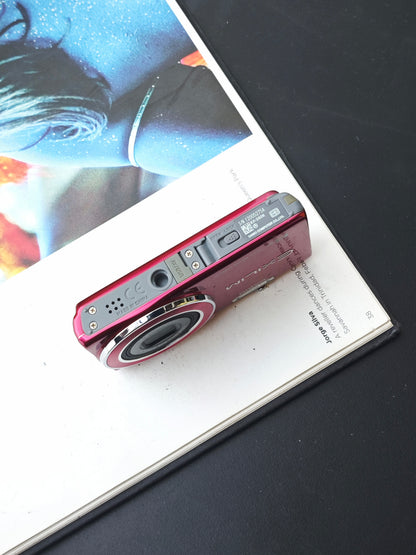 Used Casio EXILIM EX-ZS26 magenta Digital Camera [No charger]