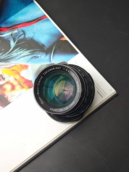 Pentax 6x7 MUP No TTL with Super-Multi-Coated Takumar 105mm F2.4 + Super-Multi-Coated Takumar 200mm F4