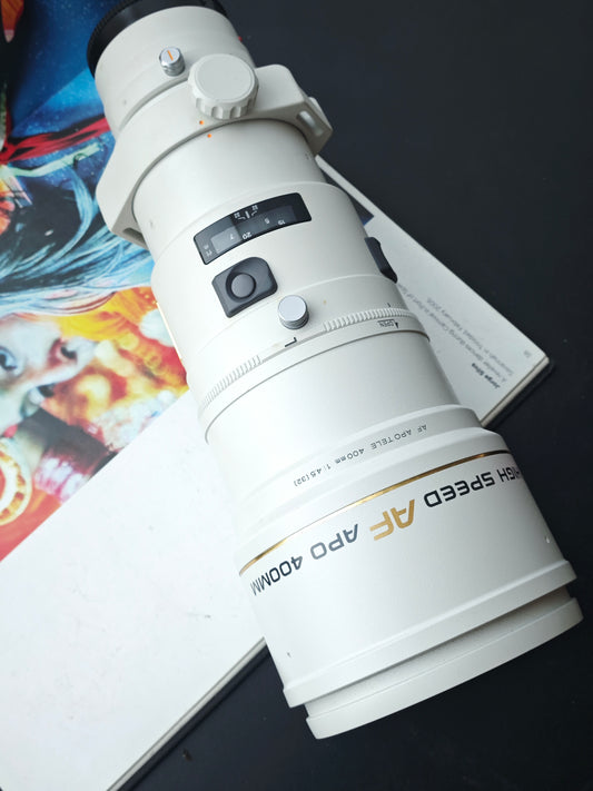 Minolta High Speed AF Apo 400mm F4.5 with AF 1.4X Tele convertor II APO