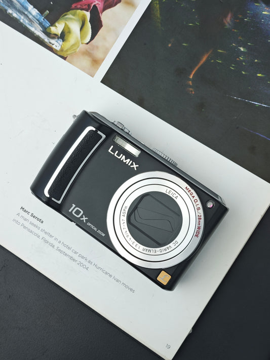Used Panasonic Lumix DMC-TZ5 black Digital Camera [JPN only, No charger]