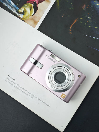 Used Panasonic Lumix DMC-FS1 pink Digital Camera [No charger]