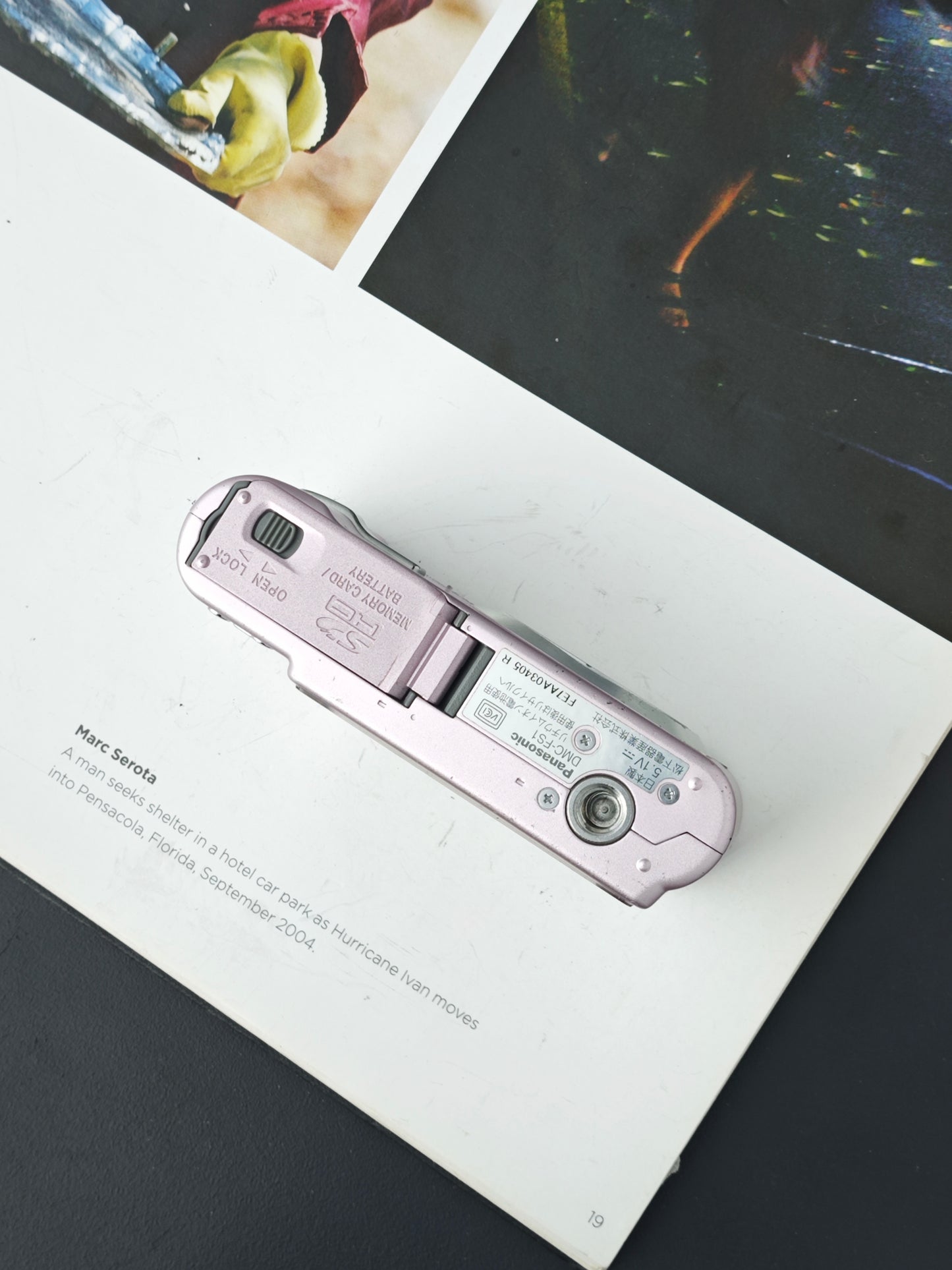 Used Panasonic Lumix DMC-FS1 pink Digital Camera [No charger]