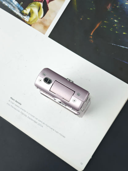 Used Panasonic Lumix DMC-FS1 pink Digital Camera [No charger]