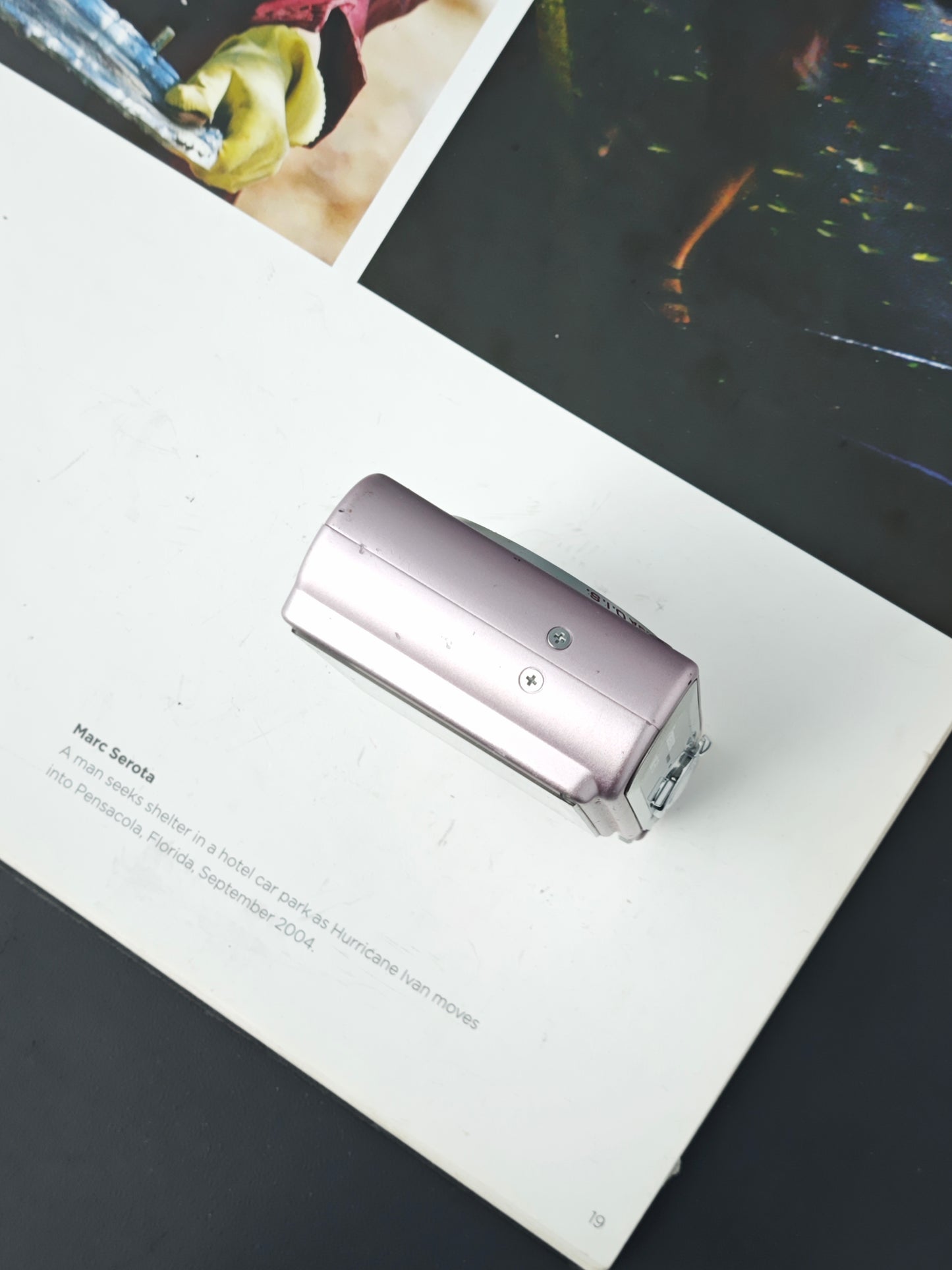Used Panasonic Lumix DMC-FS1 pink Digital Camera [No charger]