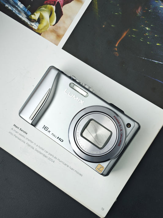 Used Panasonic Lumix DMC-TZ20 silver Digital Camera [JPN only, No charger]