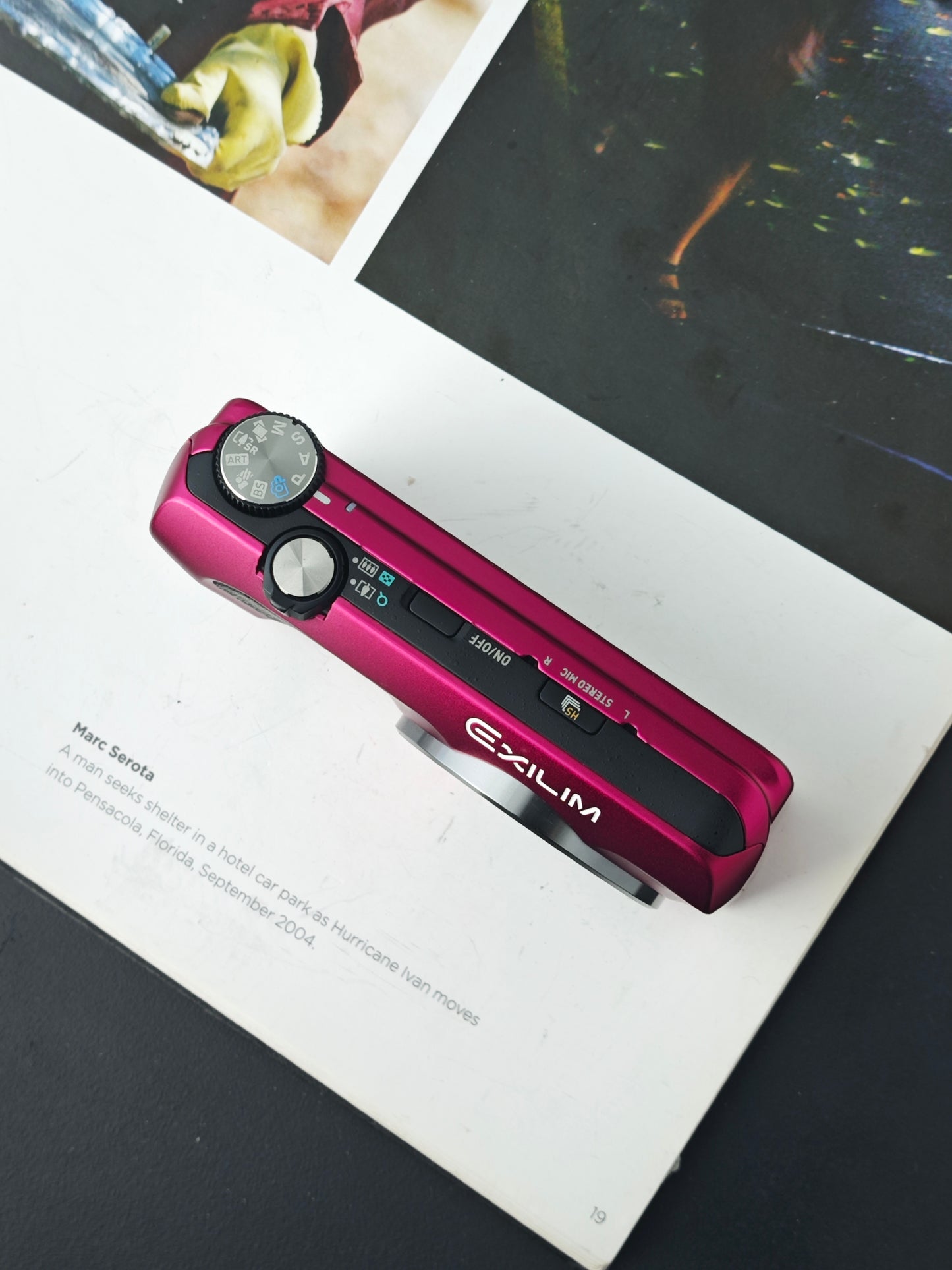 Used Casio EXILIM EX-ZR410 red Digital Camera [No charger]