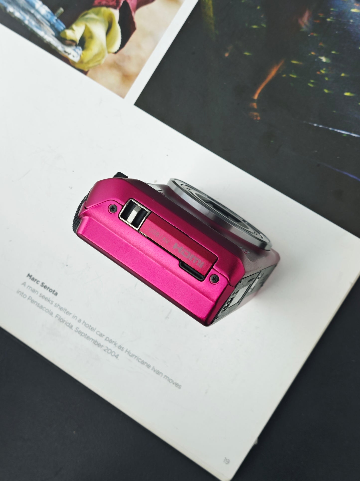 Used Casio EXILIM EX-ZR410 red Digital Camera [No charger]