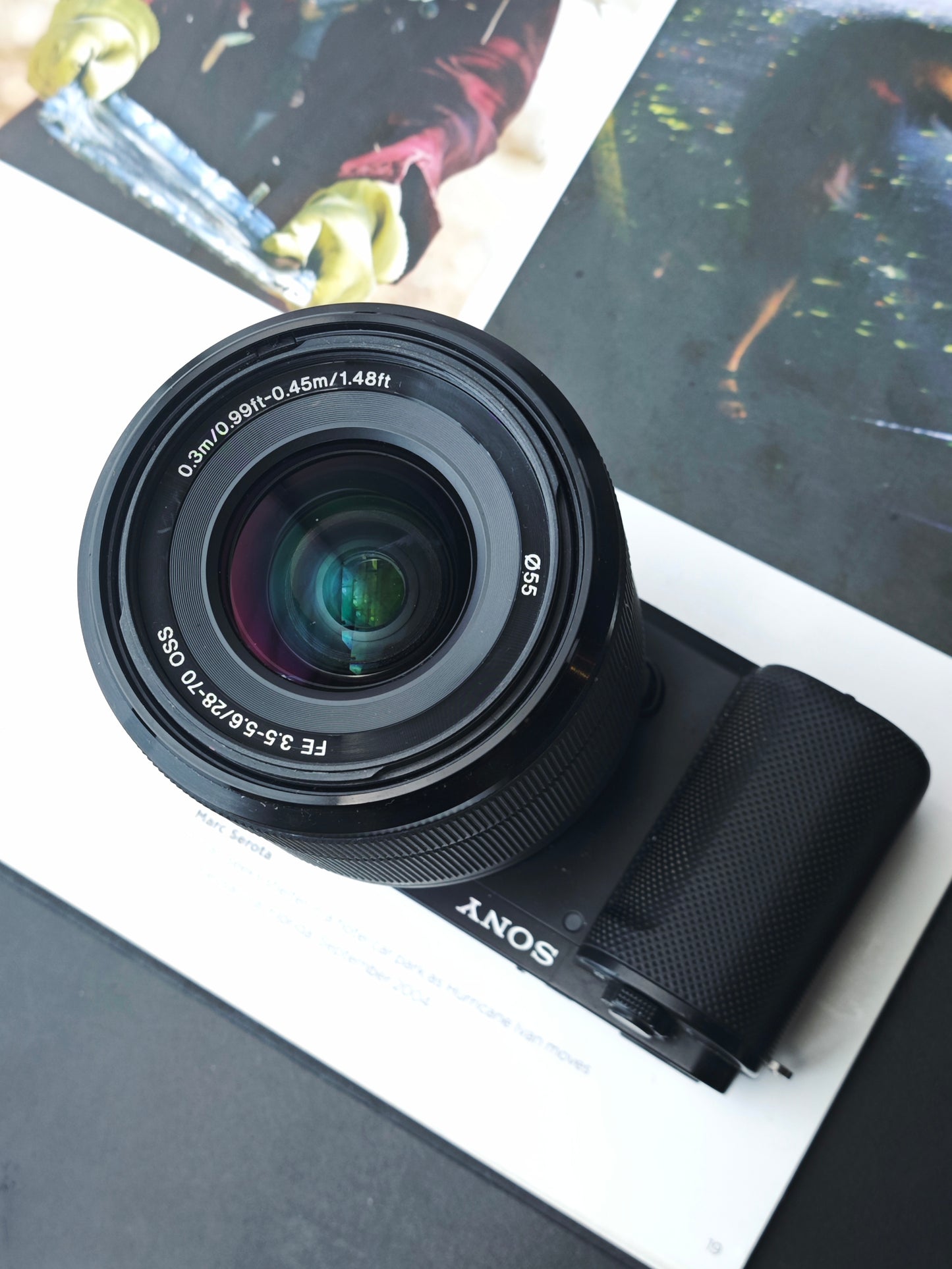 Used Sony ZV-E10 with Sony FE 28-70mm F3.5-5.6 OSS Digital Camera [No charger]