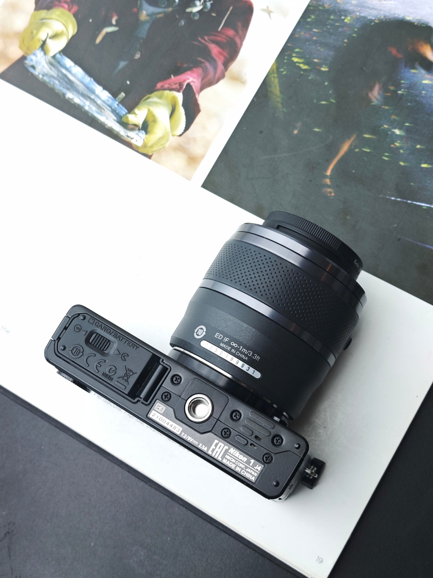 Used Nikon 1 J4 with 1 Nikkor 30-110mm F3.8-5.6 VR Digital Camera [No charger]