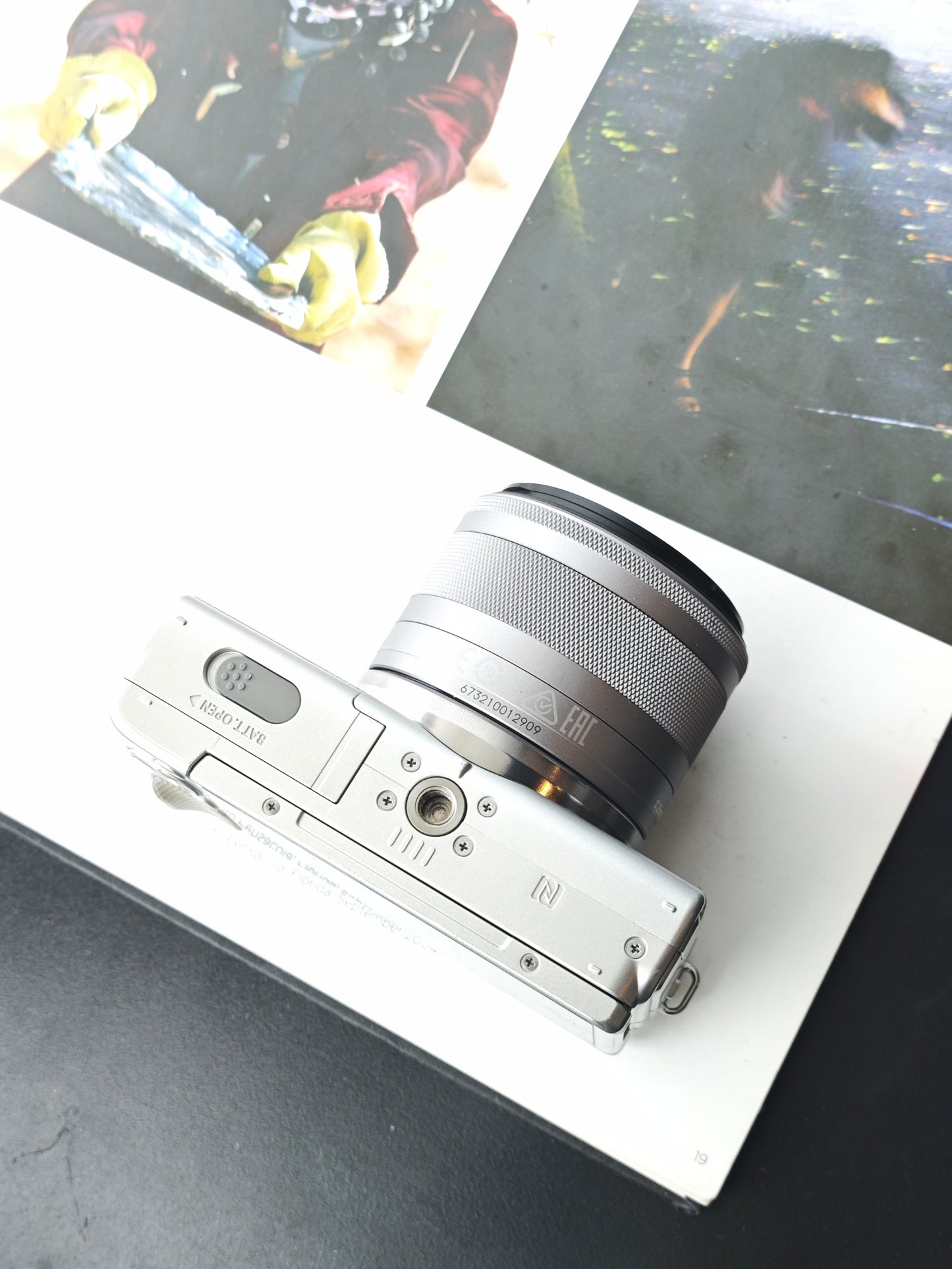 Used Canon EOS M100 with Double Zoom Kit Digital Camera [No charger]