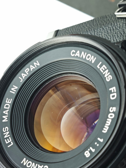 *READ* Canon AE-1 silver with Canon Lens FD 50mm F1.8