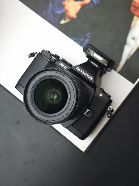 Used Olympus OM-D E-M5 with Olympus M.Zuiko Digital 12-50mm F3.5-6.3 EZ ED MSC [No charger]