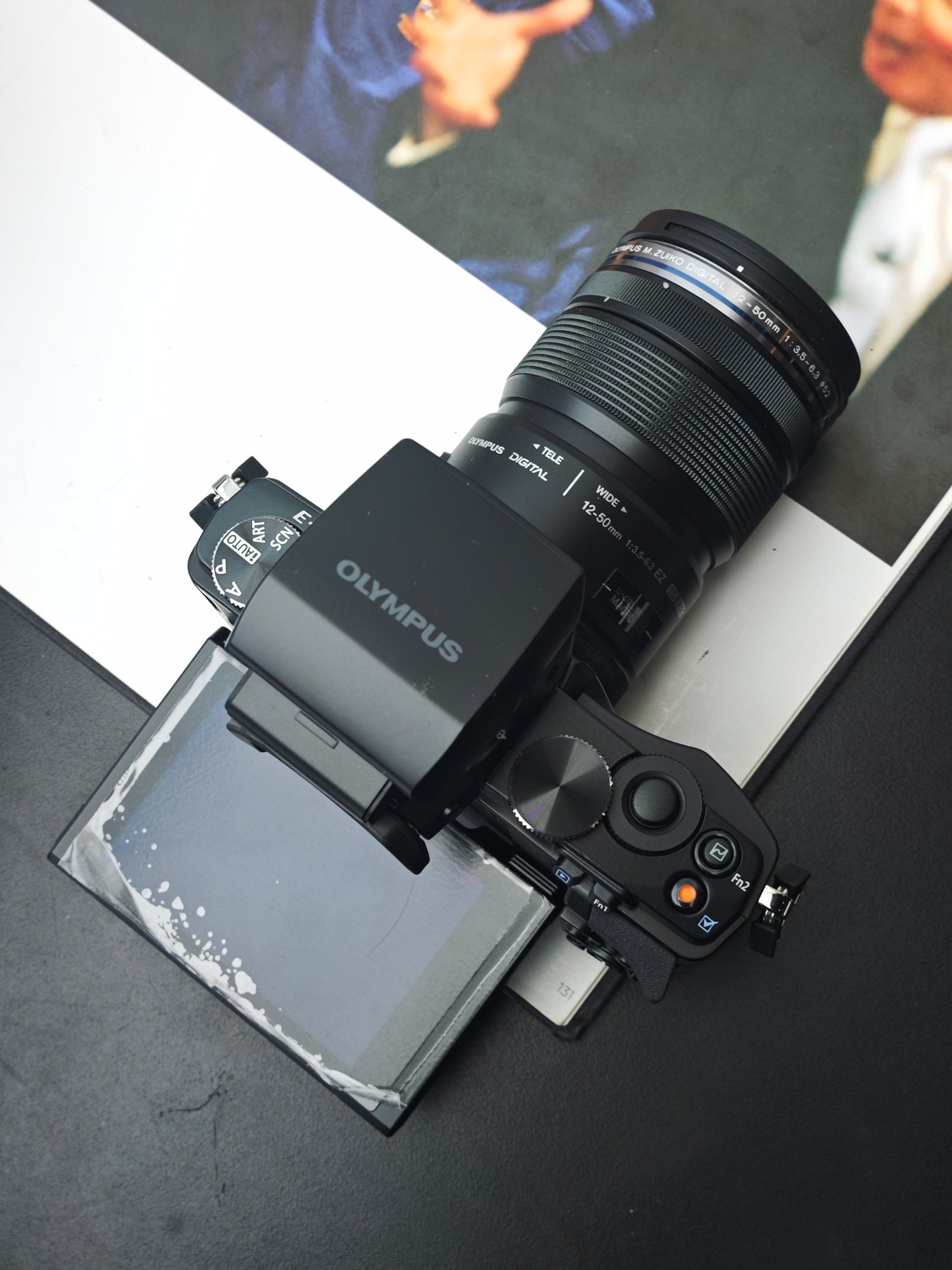 Used Olympus OM-D E-M5 with Olympus M.Zuiko Digital 12-50mm F3.5-6.3 EZ ED MSC [No charger]