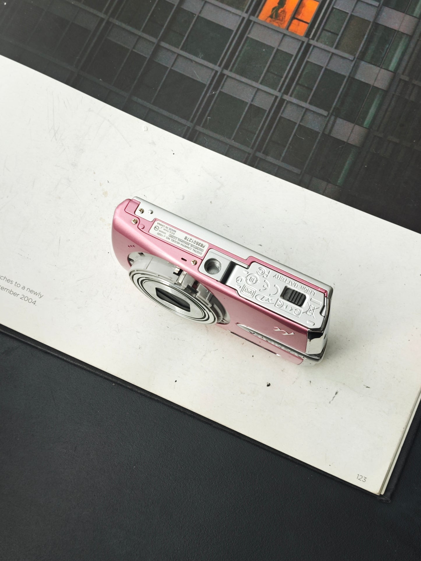 *READ* Used Olympus μ 1020 pink Digital Camera
