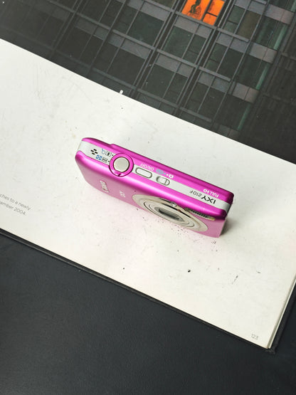 Used Canon IXY 210F pink Digital Camera [with box]