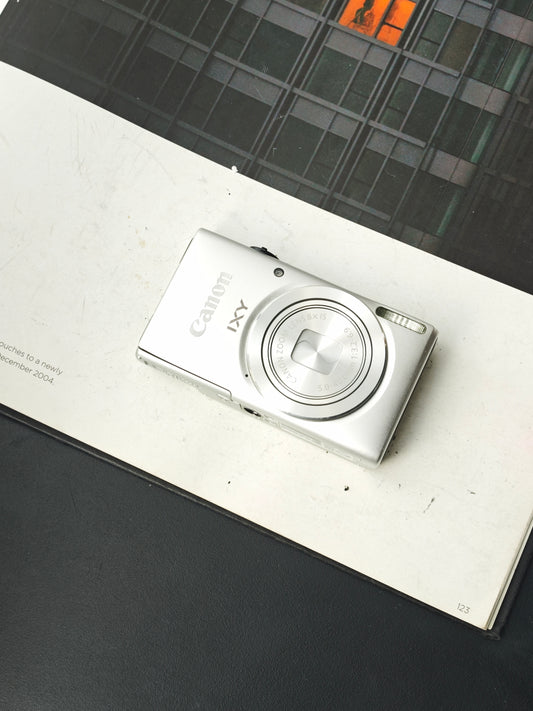 Used Canon IXY 100F silver Digital Camera [No charger]