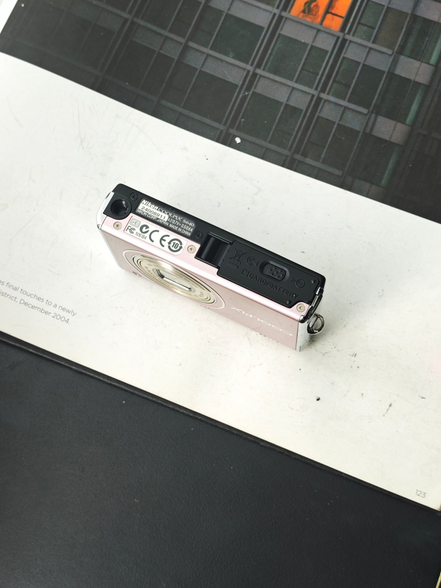 Used Nikon Coolpix S640 pink Digital Camera [No charger]