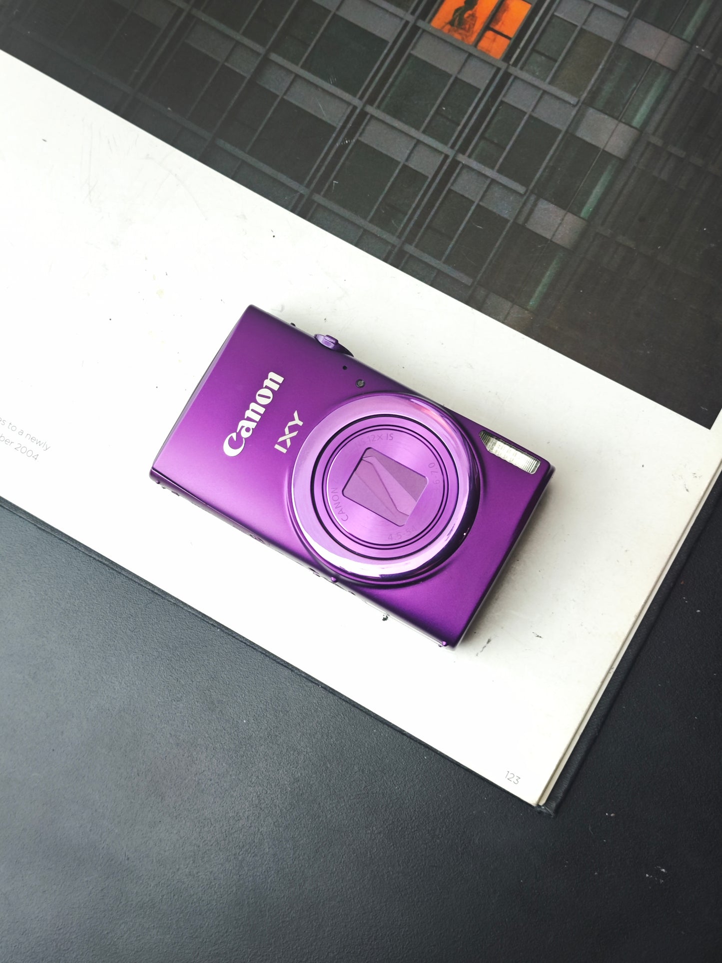 Used Canon IXY 630 purple Digital Camera [with box] #011064003936