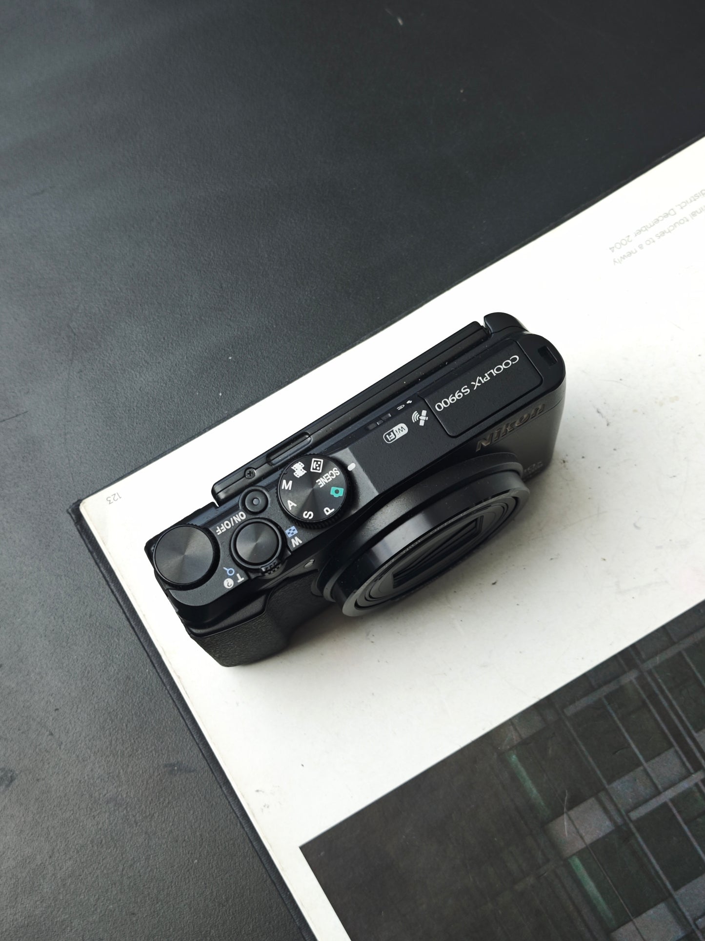 Used Nikon Coolpix S9900 black Digital Camera [No charger]