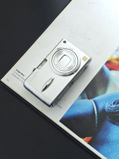 Used Panasonic Lumix DMC-FX01 silver Digital Camera