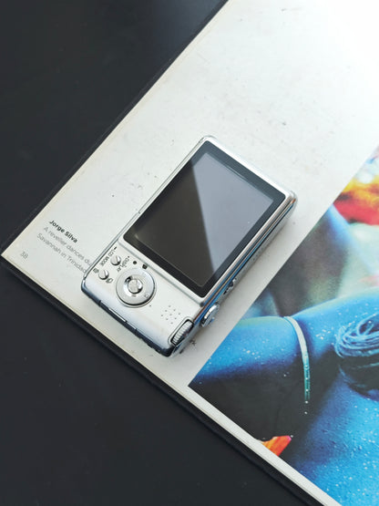 Used Panasonic Lumix DMC-FX01 silver Digital Camera