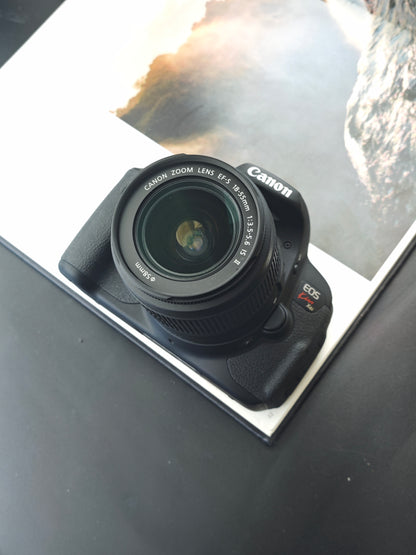 Used Canon EOS Kiss X6i with EF-S 18-55mm F3.5-5.6 IS II [No charger]