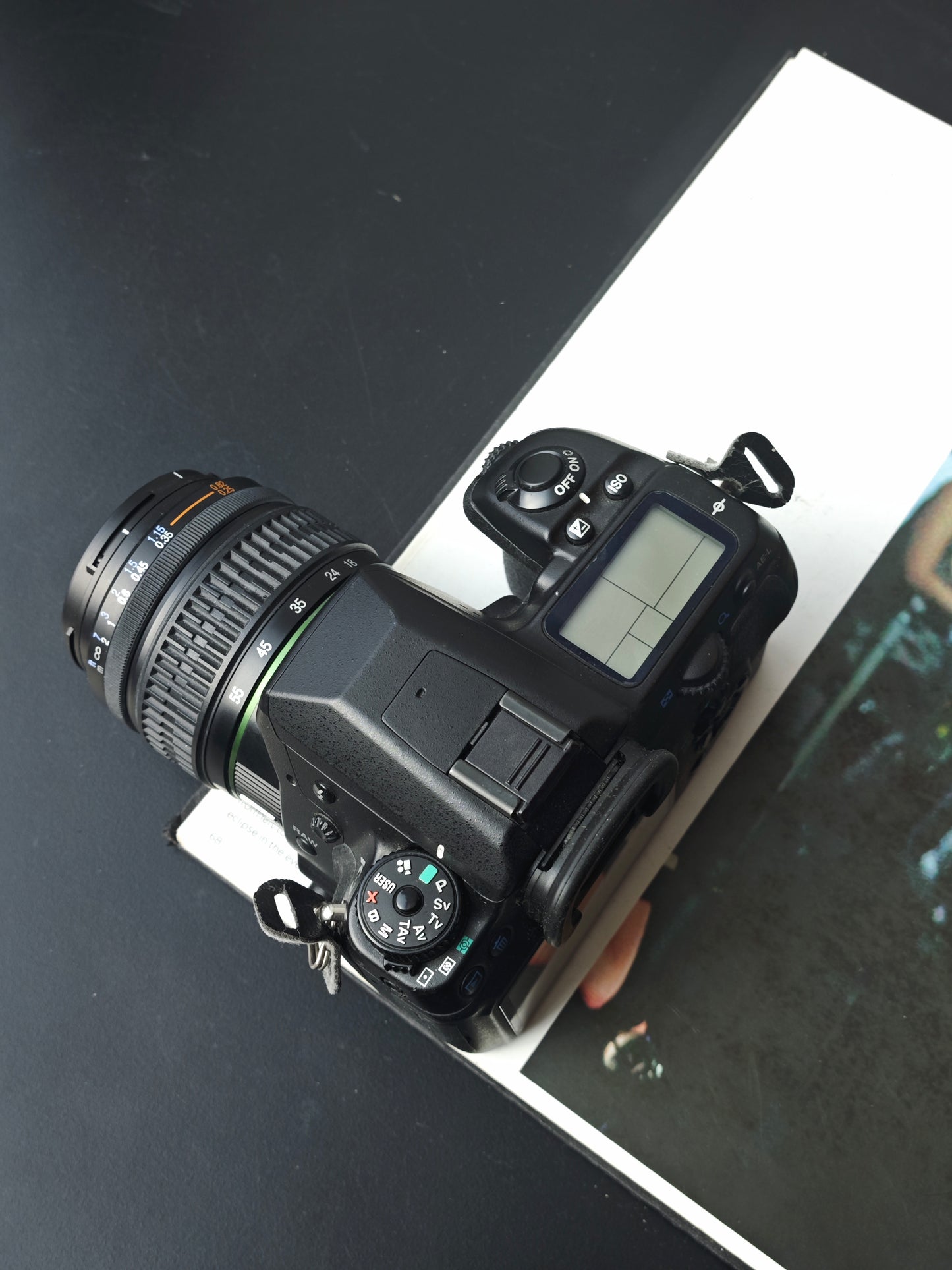 Used Pentax K-7 with SMC Pentax-DA 18-55mm F3.5-5.6 AL Digital Camera [No charger]