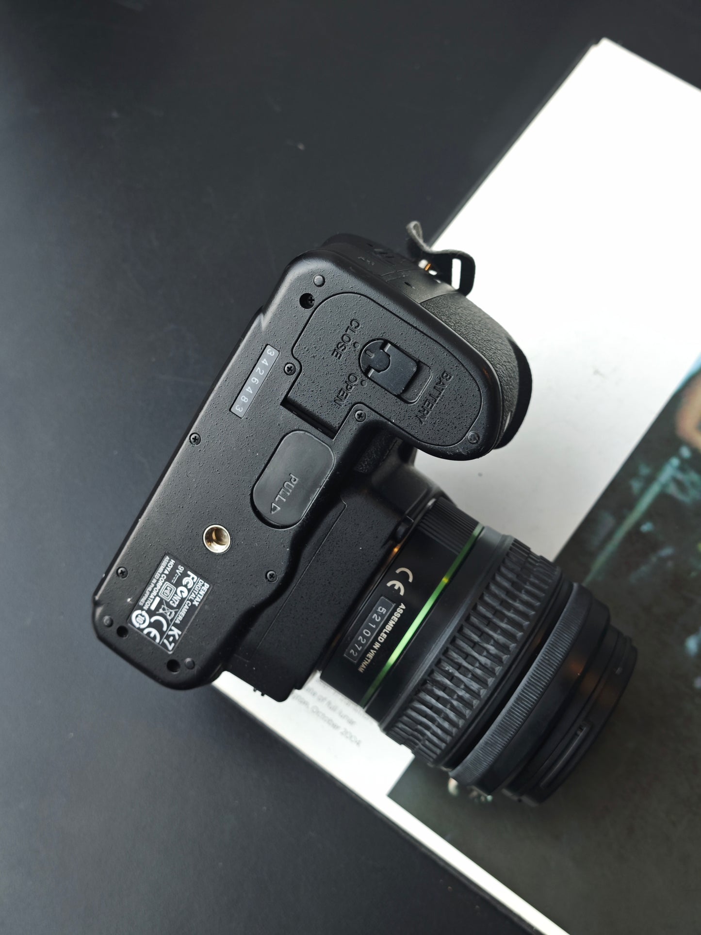 Used Pentax K-7 with SMC Pentax-DA 18-55mm F3.5-5.6 AL Digital Camera [No charger]
