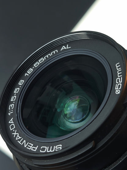 Used Pentax K-7 with SMC Pentax-DA 18-55mm F3.5-5.6 AL Digital Camera [No charger]