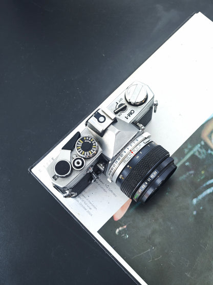 Olympus OM-1 with OM-System Zuiko MC Auto-Macro 50mm F3.5