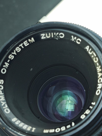 Olympus OM-1 with OM-System Zuiko MC Auto-Macro 50mm F3.5