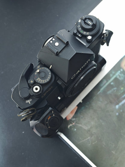 *READ* Canon New F-1 with AE Motor Drive FN