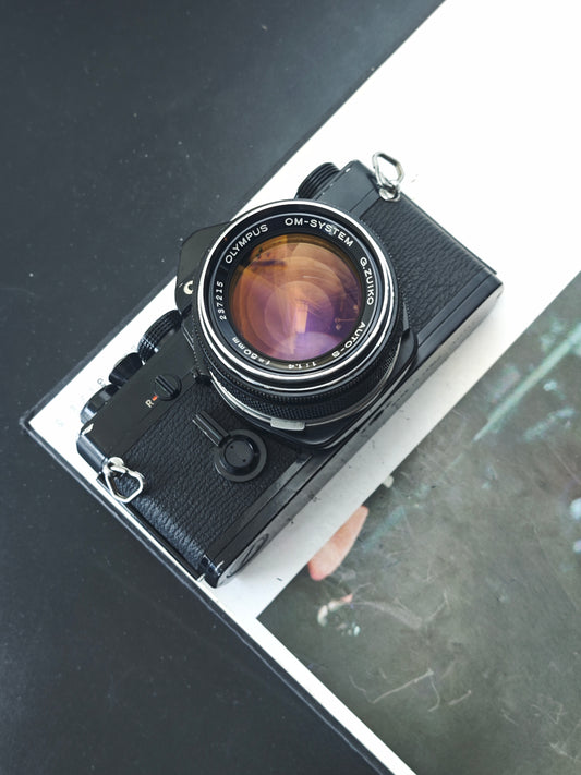 Olympus OM-1 black with OM-System G.Zuiko 50mm F1.4