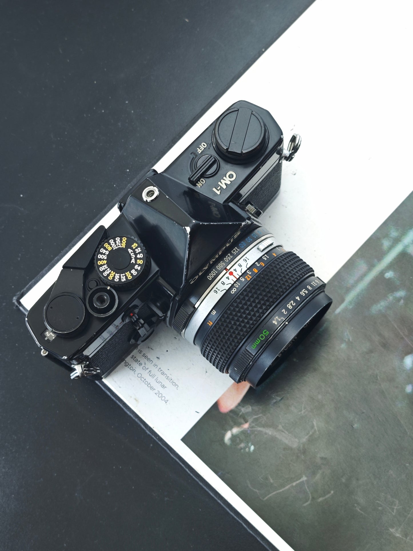 Olympus OM-1 black with OM-System G.Zuiko 50mm F1.4