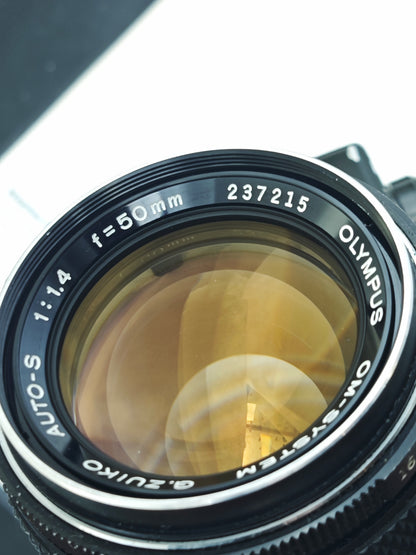 Olympus OM-1 black with OM-System G.Zuiko 50mm F1.4
