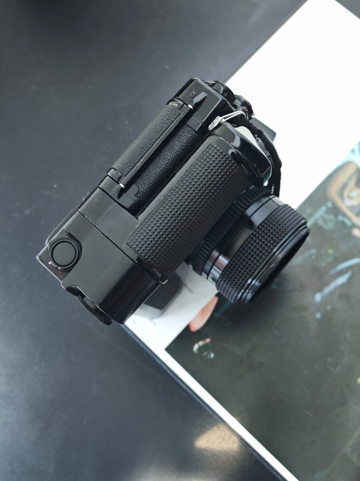 Canon A-1 with NFD 50mm F1.4 (+Battery Pack MA)