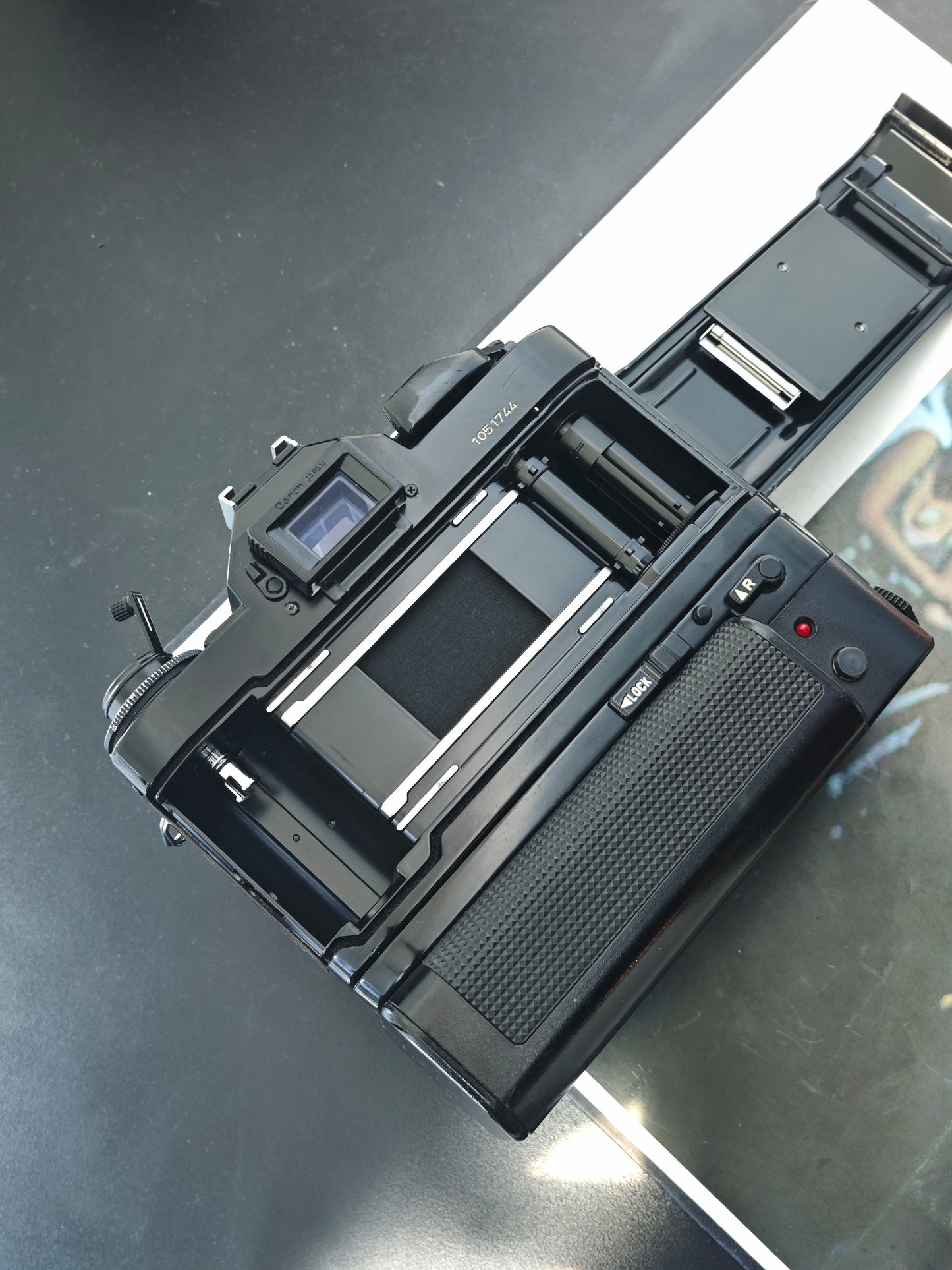 Canon A-1 with NFD 50mm F1.4 (+Battery Pack MA)