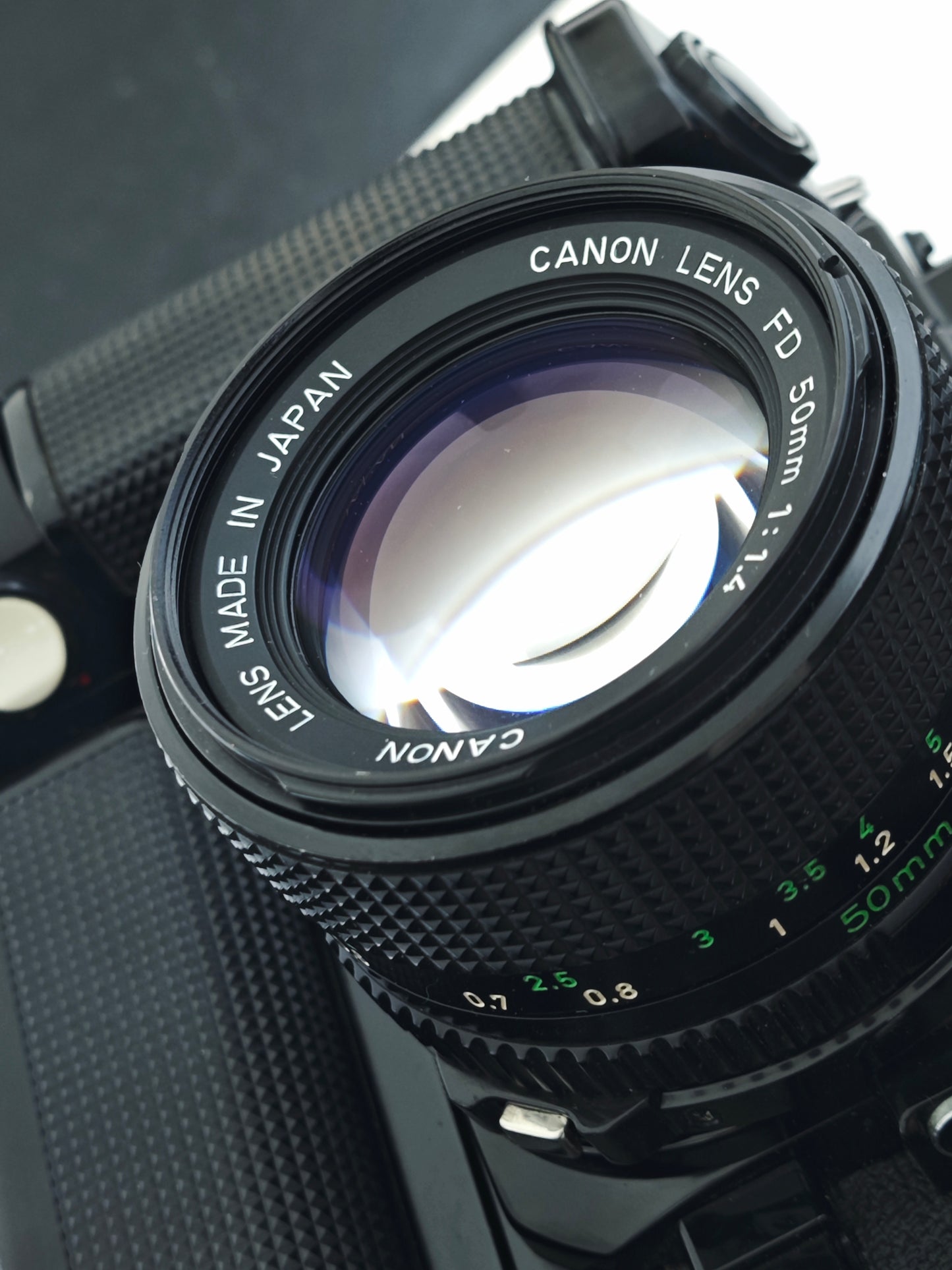 Canon A-1 with NFD 50mm F1.4 (+Battery Pack MA)