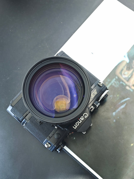 *READ* Canon AE-1 black with Zoom Lens FD 35-105mm F3.5