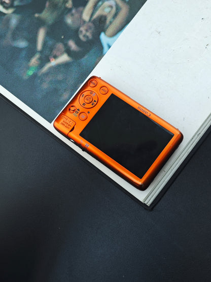 Used Canon IXY 400F orange Digital Camera [No charger]